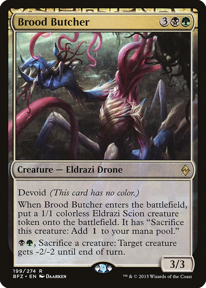 Brood Butcher [Battle for Zendikar] MTG Single Magic: The Gathering    | Red Claw Gaming