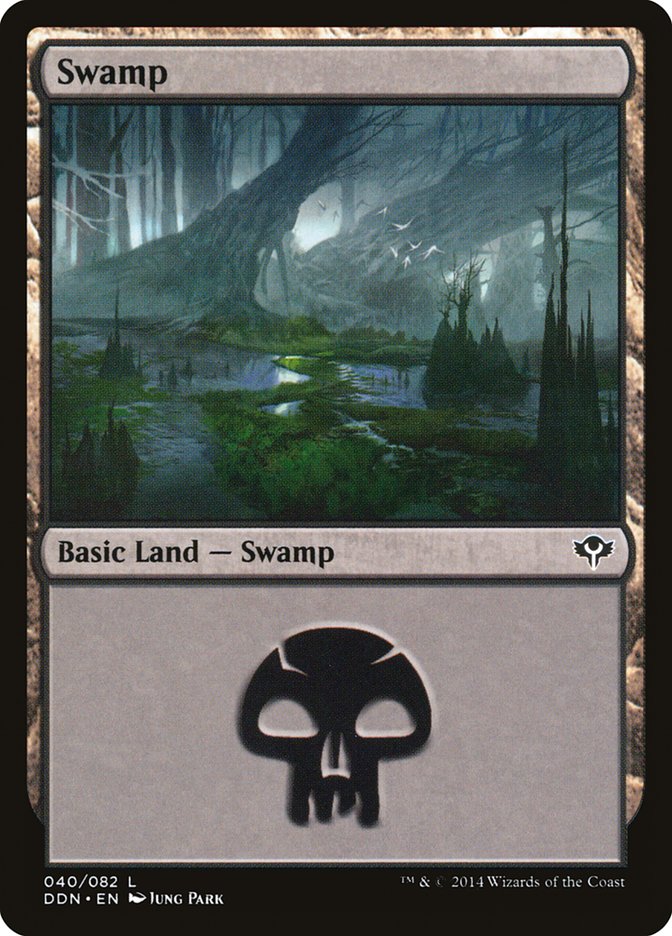 Swamp (40) [Duel Decks: Speed vs. Cunning] MTG Single Magic: The Gathering    | Red Claw Gaming
