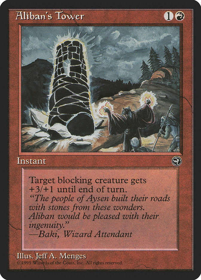 Aliban's Tower (Baki Flavor Text) [Homelands] MTG Single Magic: The Gathering    | Red Claw Gaming