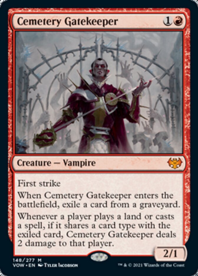 Cemetery Gatekeeper [Innistrad: Crimson Vow] MTG Single Magic: The Gathering    | Red Claw Gaming