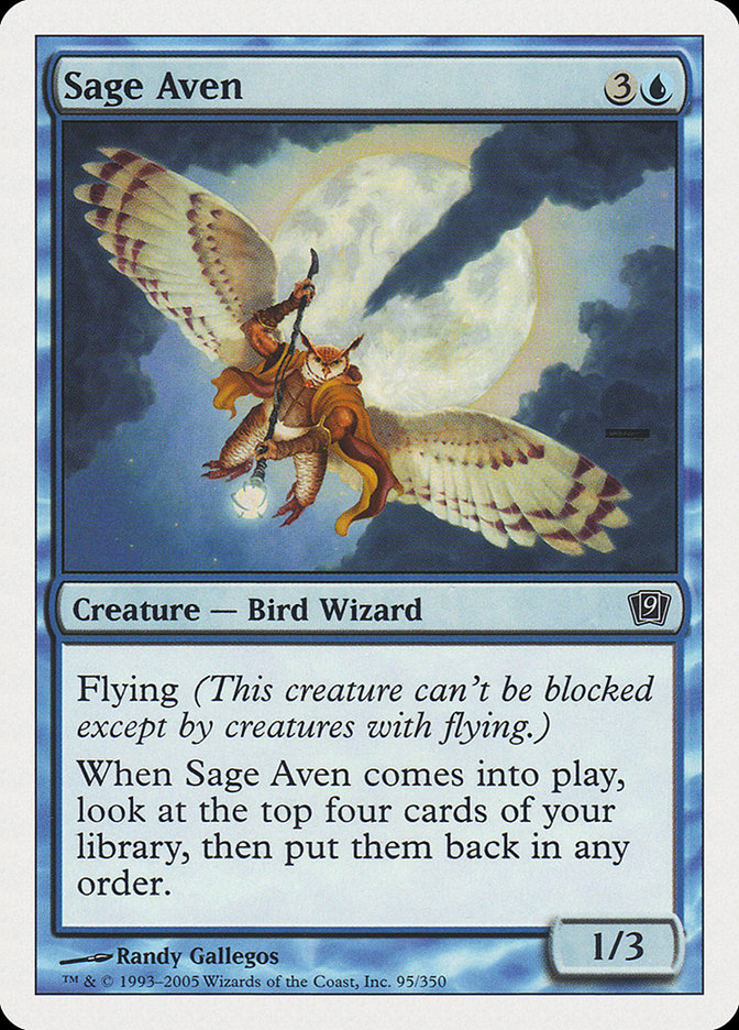Sage Aven [Ninth Edition] MTG Single Magic: The Gathering    | Red Claw Gaming