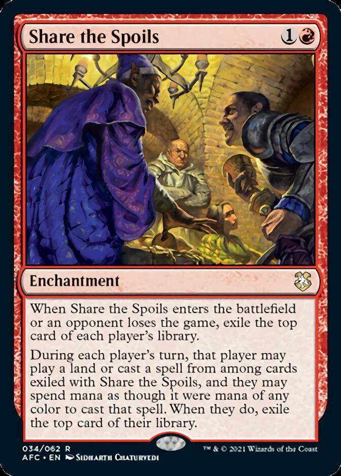 Share the Spoils [Dungeons & Dragons: Adventures in the Forgotten Realms Commander] MTG Single Magic: The Gathering    | Red Claw Gaming