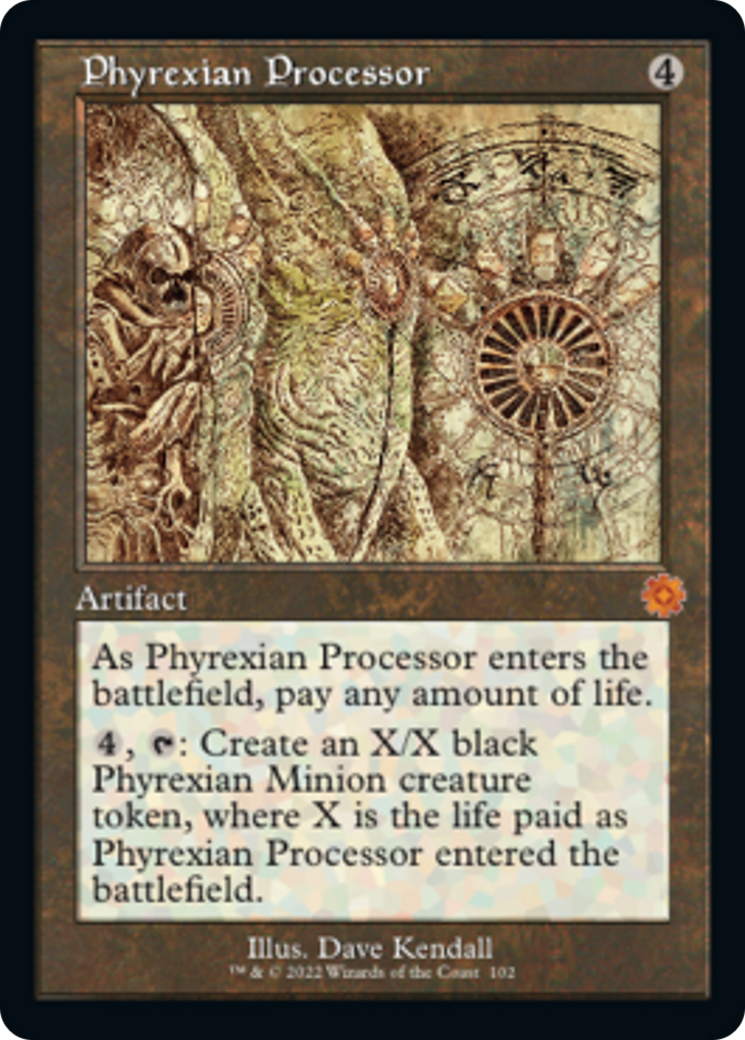 Phyrexian Processor (Retro Schematic) [The Brothers' War Retro Artifacts] MTG Single Magic: The Gathering    | Red Claw Gaming