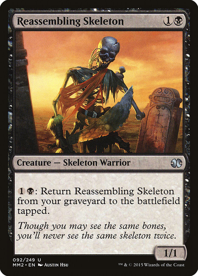 Reassembling Skeleton [Modern Masters 2015] MTG Single Magic: The Gathering    | Red Claw Gaming