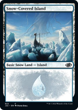 Snow-Covered Island [Jumpstart 2022] MTG Single Magic: The Gathering    | Red Claw Gaming