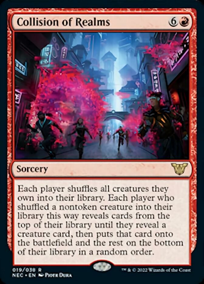 Collision of Realms [Kamigawa: Neon Dynasty Commander] MTG Single Magic: The Gathering    | Red Claw Gaming