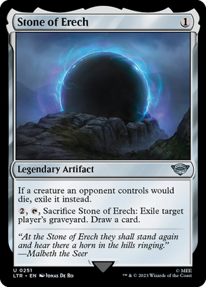 Stone of Erech [The Lord of the Rings: Tales of Middle-Earth] MTG Single Magic: The Gathering    | Red Claw Gaming