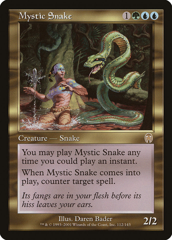 Mystic Snake [Apocalypse] MTG Single Magic: The Gathering    | Red Claw Gaming