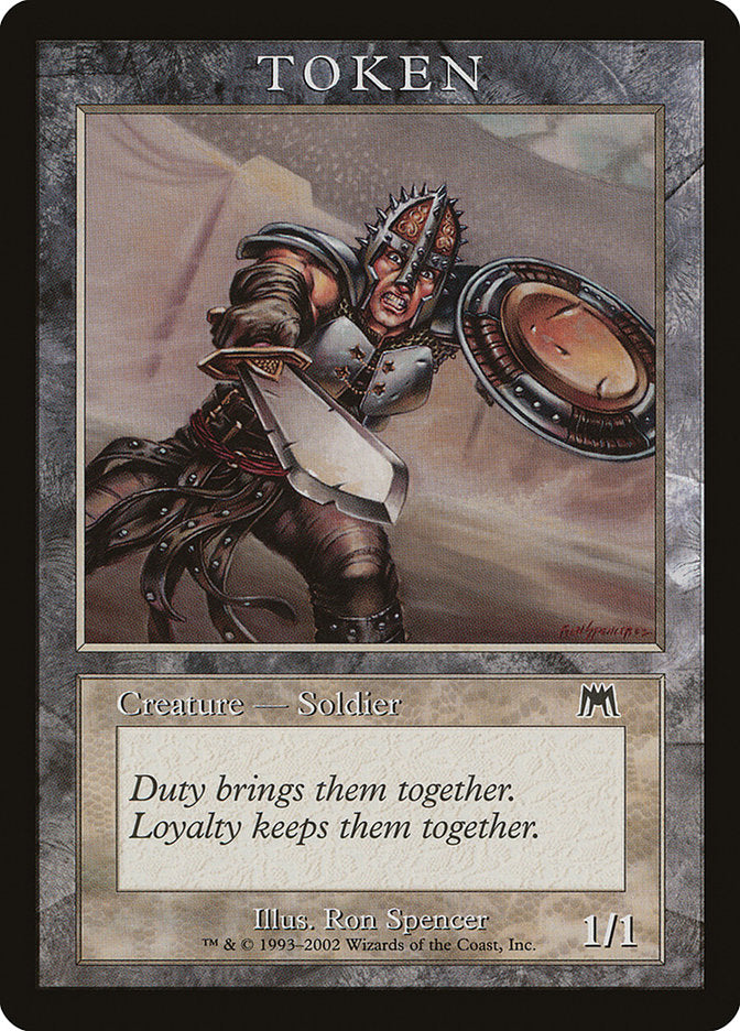 Soldier Token [Magic Player Rewards 2002] MTG Single Magic: The Gathering    | Red Claw Gaming