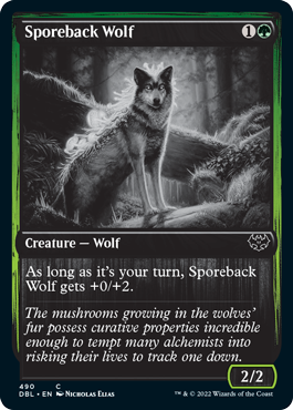 Sporeback Wolf [Innistrad: Double Feature] MTG Single Magic: The Gathering    | Red Claw Gaming