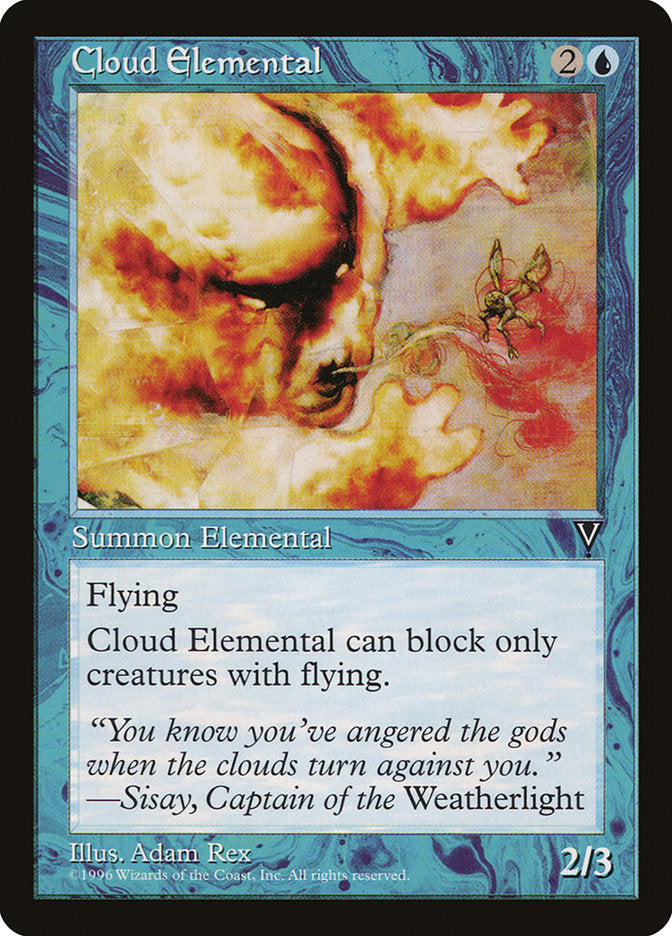 Cloud Elemental [Visions] MTG Single Magic: The Gathering    | Red Claw Gaming