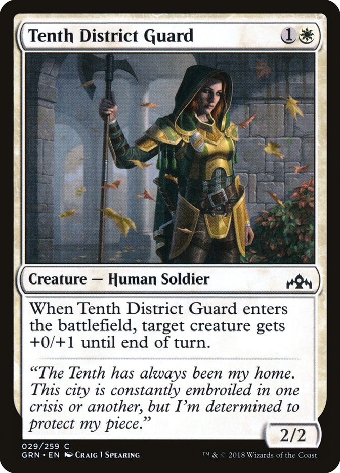 Tenth District Guard [Guilds of Ravnica] MTG Single Magic: The Gathering    | Red Claw Gaming