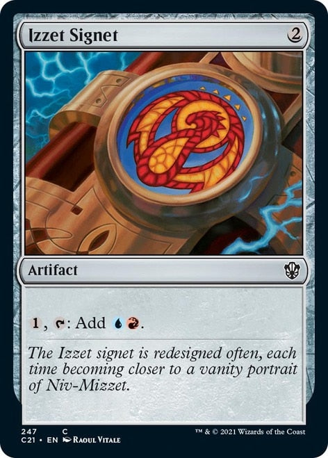 Izzet Signet [Commander 2021] MTG Single Magic: The Gathering    | Red Claw Gaming