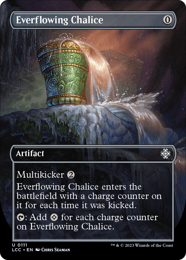 Everflowing Chalice (Borderless) [The Lost Caverns of Ixalan Commander] MTG Single Magic: The Gathering    | Red Claw Gaming