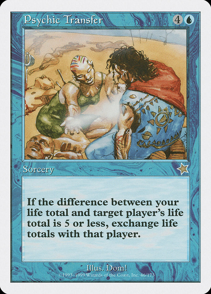 Psychic Transfer [Starter 1999] MTG Single Magic: The Gathering    | Red Claw Gaming