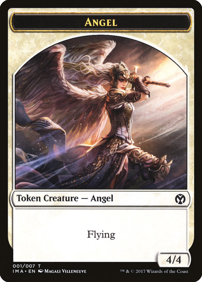 Angel Token [Iconic Masters Tokens] MTG Single Magic: The Gathering    | Red Claw Gaming