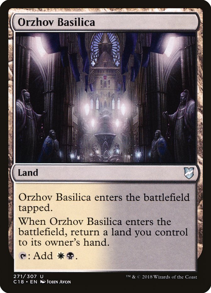 Orzhov Basilica [Commander 2018] MTG Single Magic: The Gathering    | Red Claw Gaming