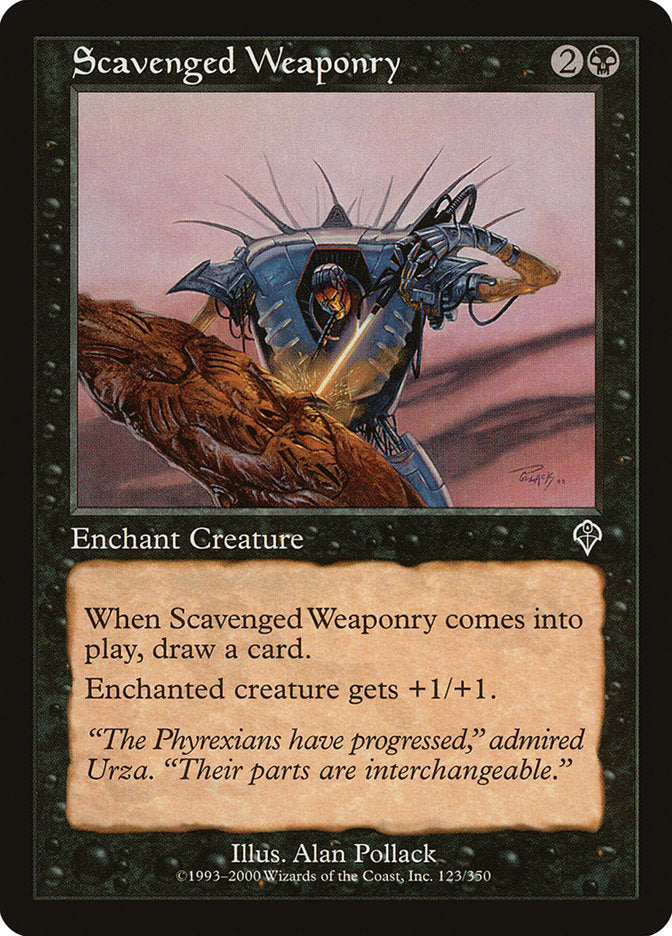 Scavenged Weaponry [Invasion] MTG Single Magic: The Gathering    | Red Claw Gaming