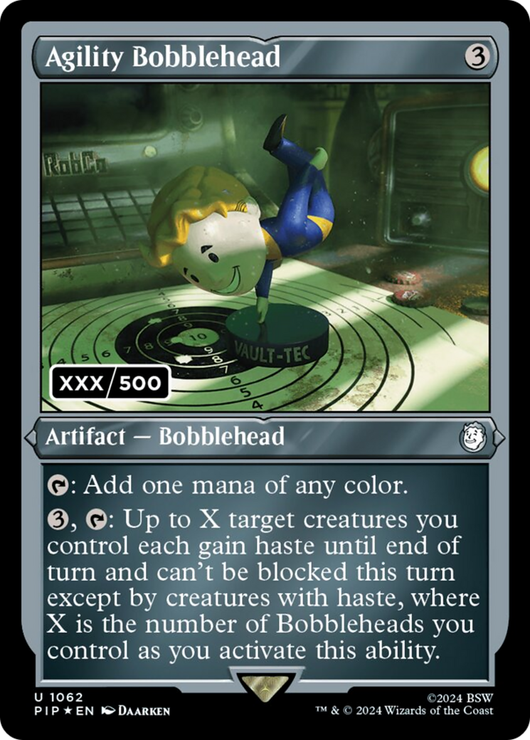 Agility Bobblehead (Serial Numbered) [Fallout] MTG Single Magic: The Gathering    | Red Claw Gaming