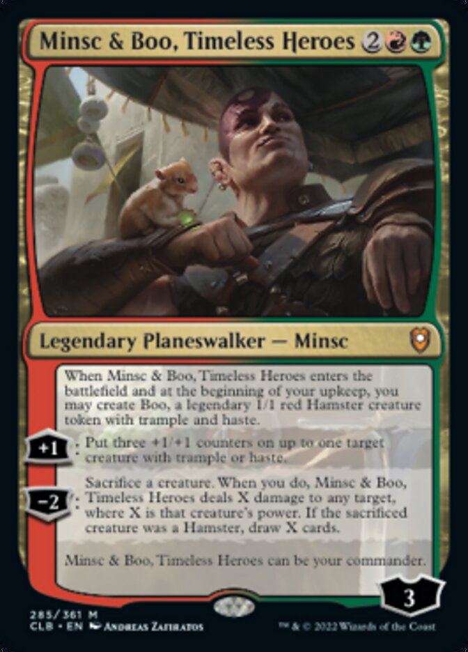 Minsc & Boo, Timeless Heroes [Commander Legends: Battle for Baldur's Gate] MTG Single Magic: The Gathering    | Red Claw Gaming