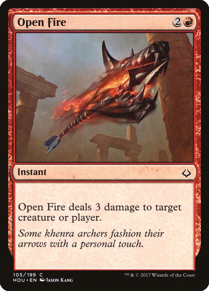 Open Fire [Hour of Devastation] MTG Single Magic: The Gathering    | Red Claw Gaming