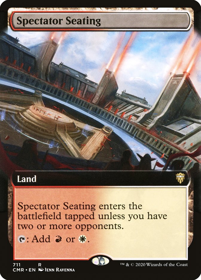 Spectator Seating (Extended Art) [Commander Legends] MTG Single Magic: The Gathering    | Red Claw Gaming