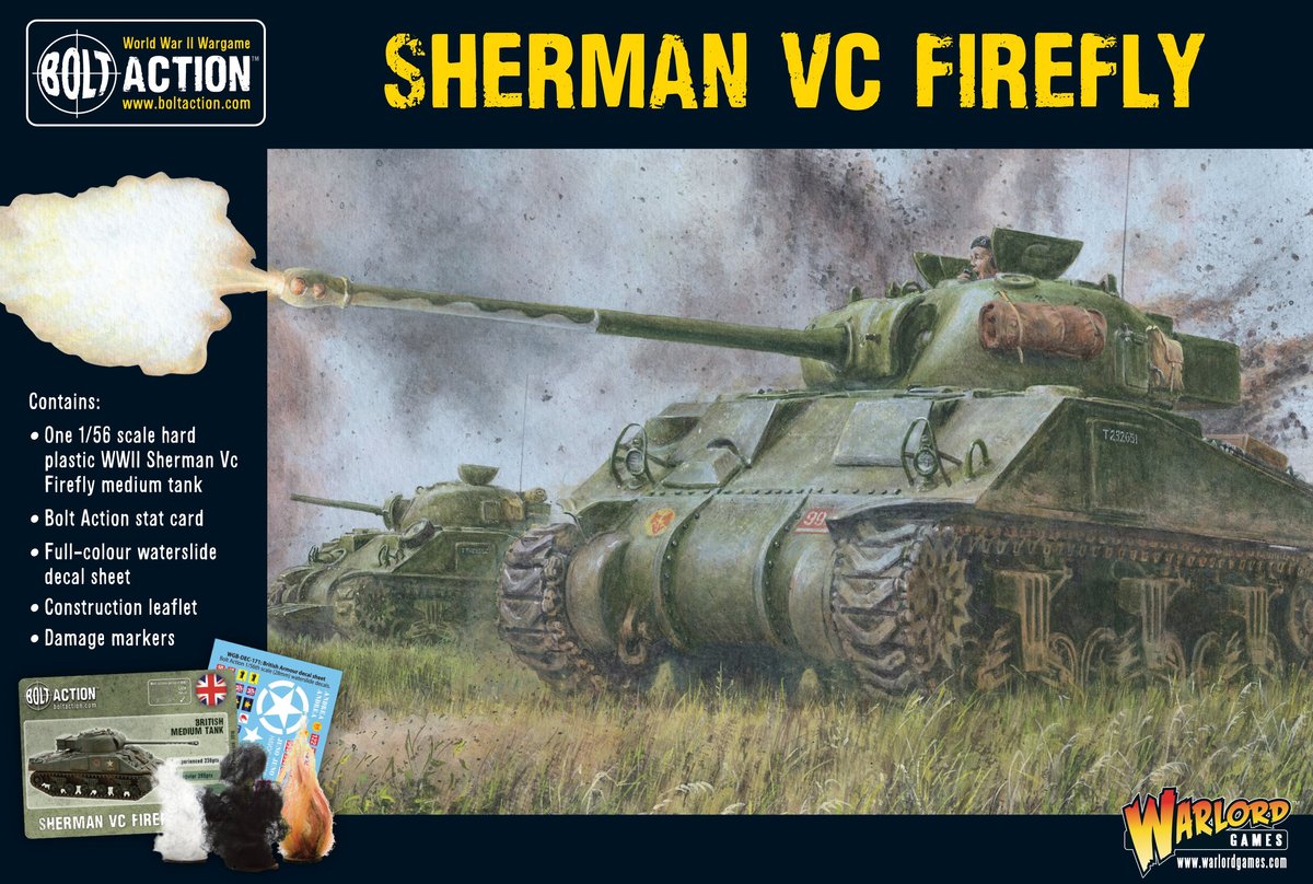 Sherman Firefly Vc British Warlord Games    | Red Claw Gaming