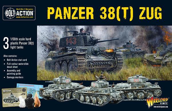 Panzer 38(t) Zug Germany Warlord Games    | Red Claw Gaming