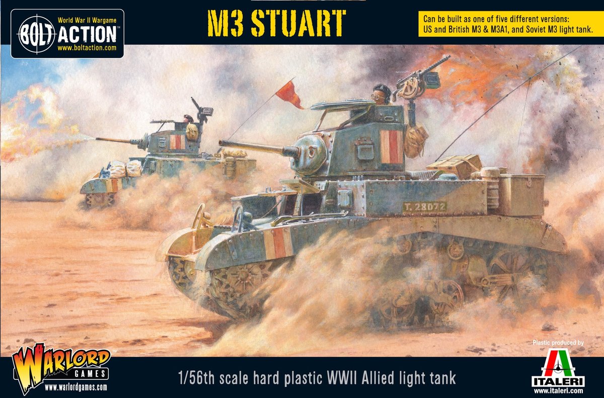 M3 Stuart American Warlord Games    | Red Claw Gaming