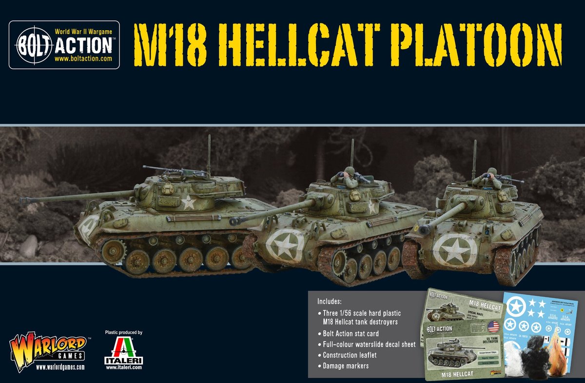 Hellcat Platoon American Warlord Games    | Red Claw Gaming