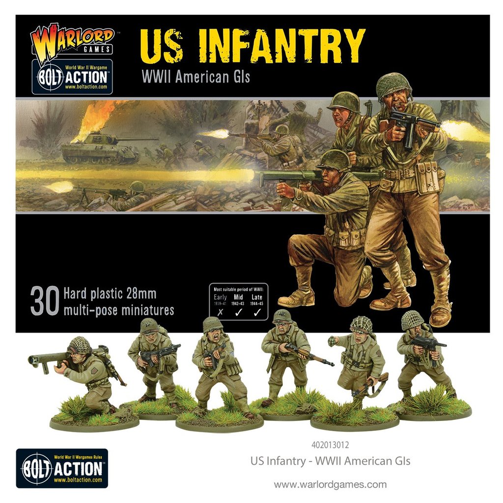 US Infantry American Warlord Games    | Red Claw Gaming