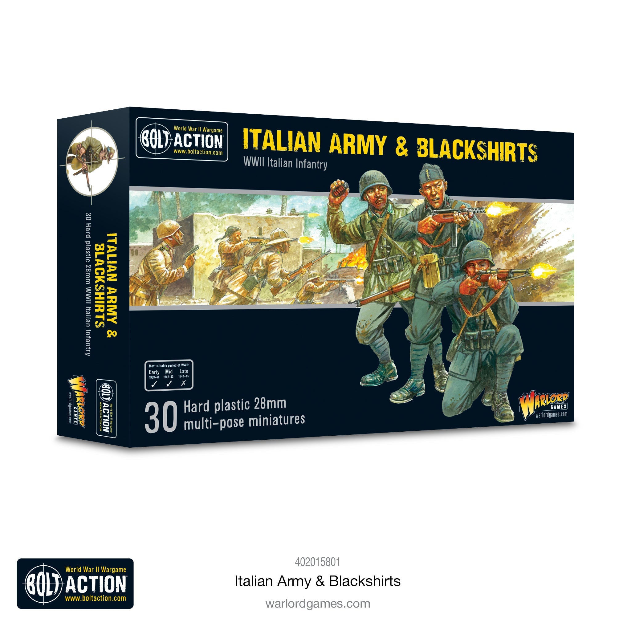 Italian Army & Blackshirts Italian Warlord Games    | Red Claw Gaming