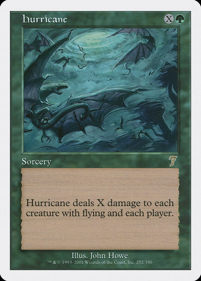 Hurricane [Seventh Edition] MTG Single Magic: The Gathering    | Red Claw Gaming