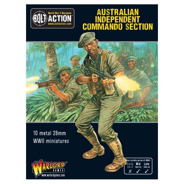 Australian Independent Commando squad Australian Warlord Games    | Red Claw Gaming