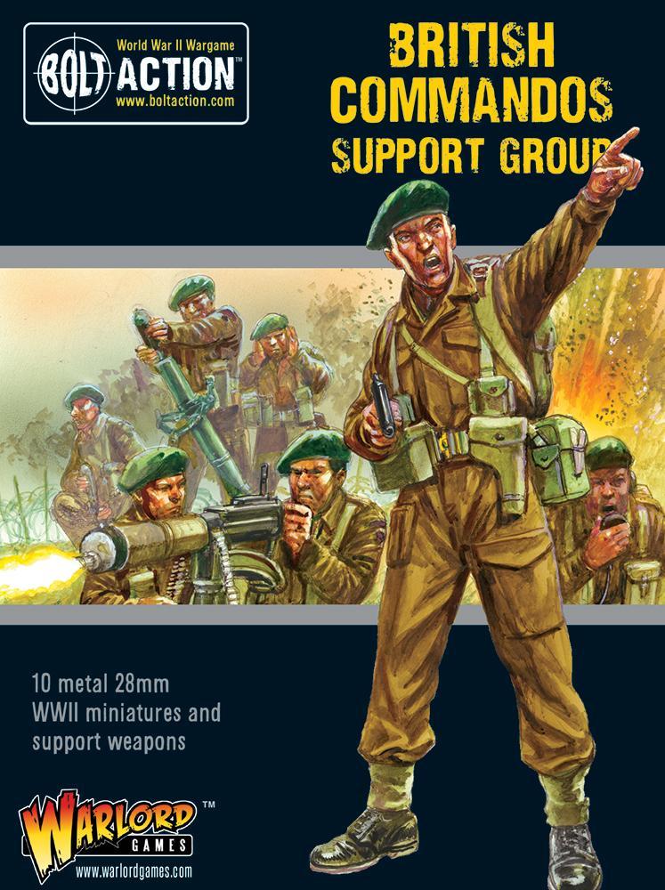 Commandos Support Group British Warlord Games    | Red Claw Gaming