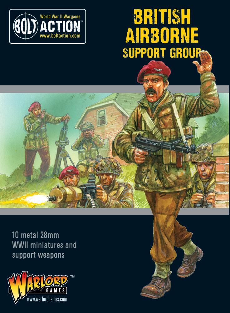 British Airborne Support Group British Warlord Games    | Red Claw Gaming