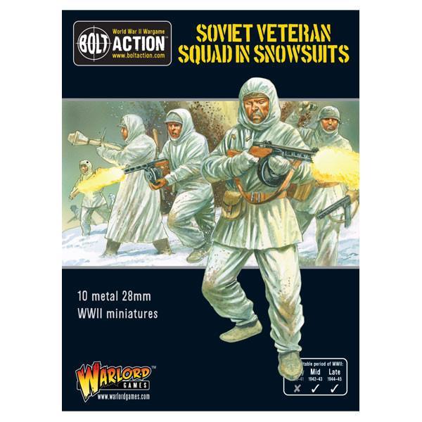 Soviet Veteran Squad in Snowsuits Soviet Warlord Games    | Red Claw Gaming