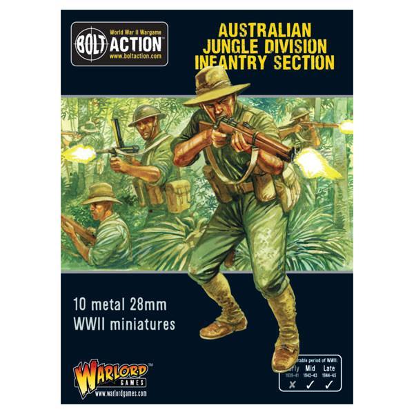 Australian Jungle Division Infantry Section Australian Warlord Games    | Red Claw Gaming