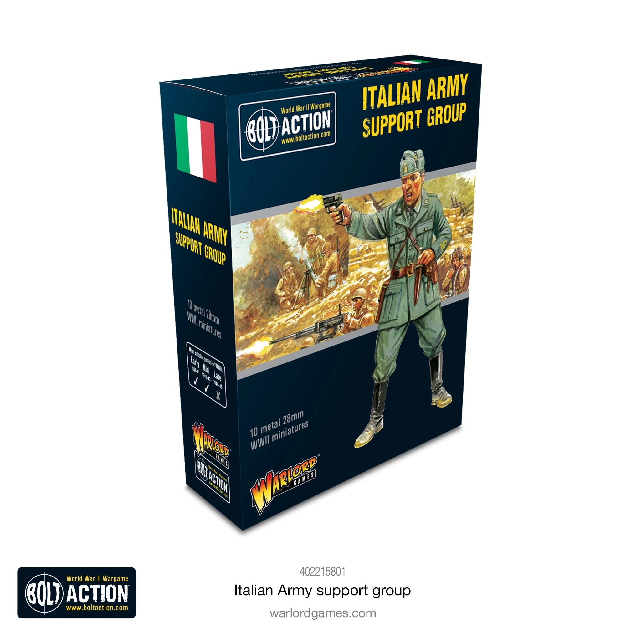 Italian Army Support Group Italian Warlord Games    | Red Claw Gaming