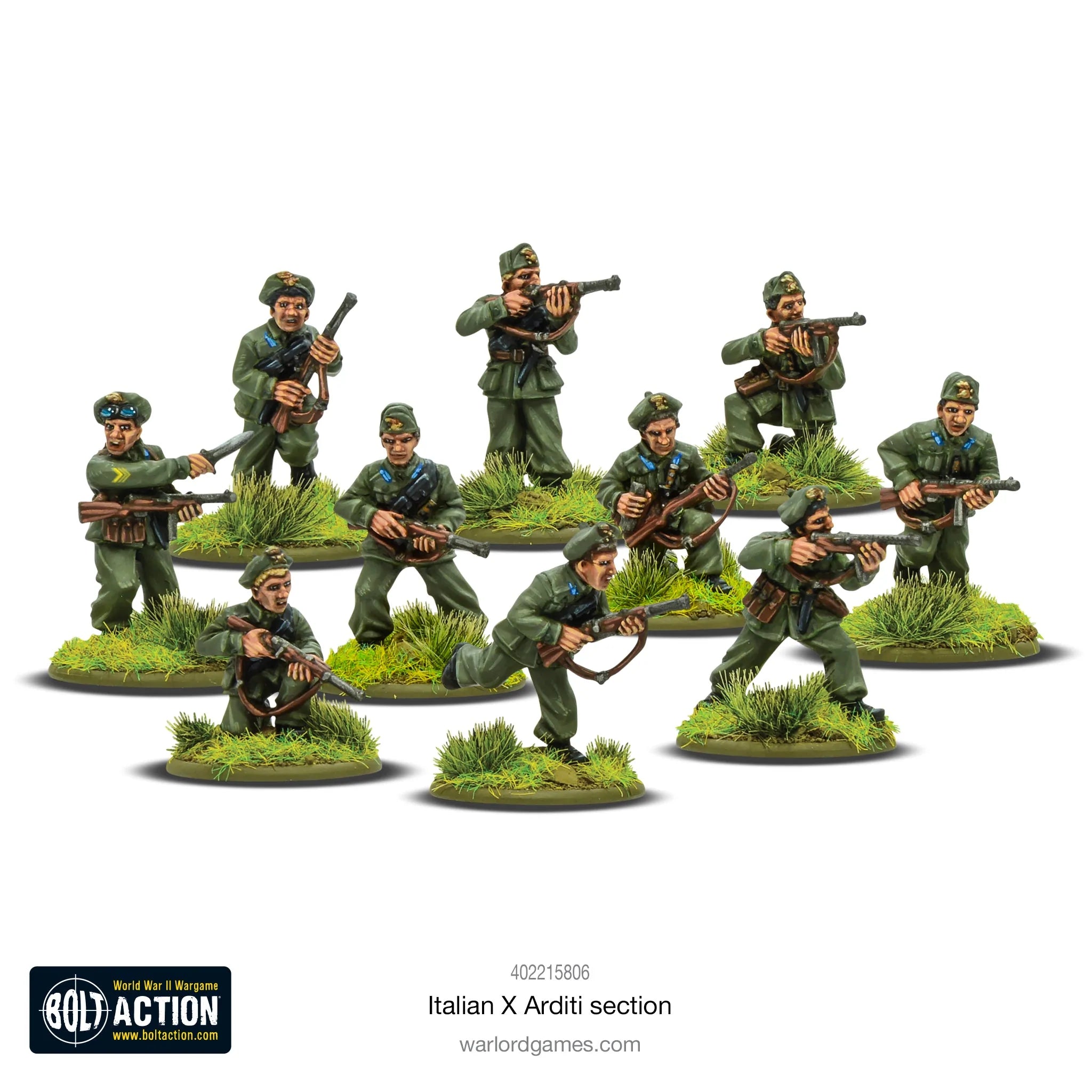 Italian X Arditi Section Italian Warlord Games    | Red Claw Gaming