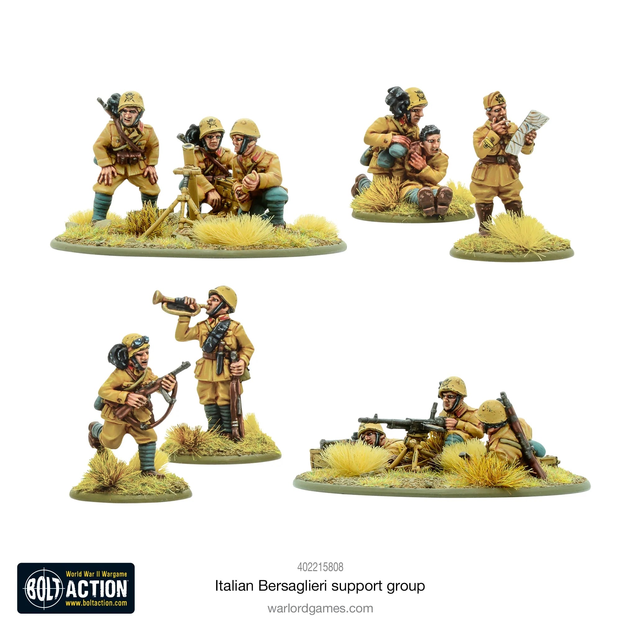 Italian Bersaglieri Support Group Italian Warlord Games    | Red Claw Gaming