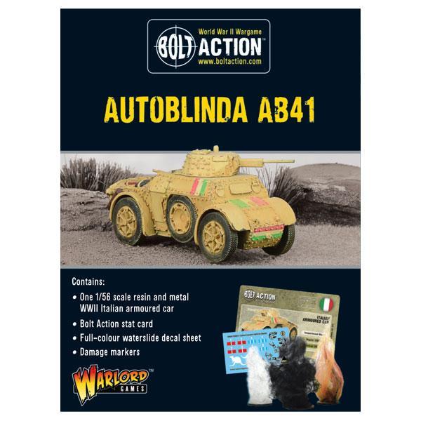 Autoblinda AB41 armoured car Italian Warlord Games    | Red Claw Gaming