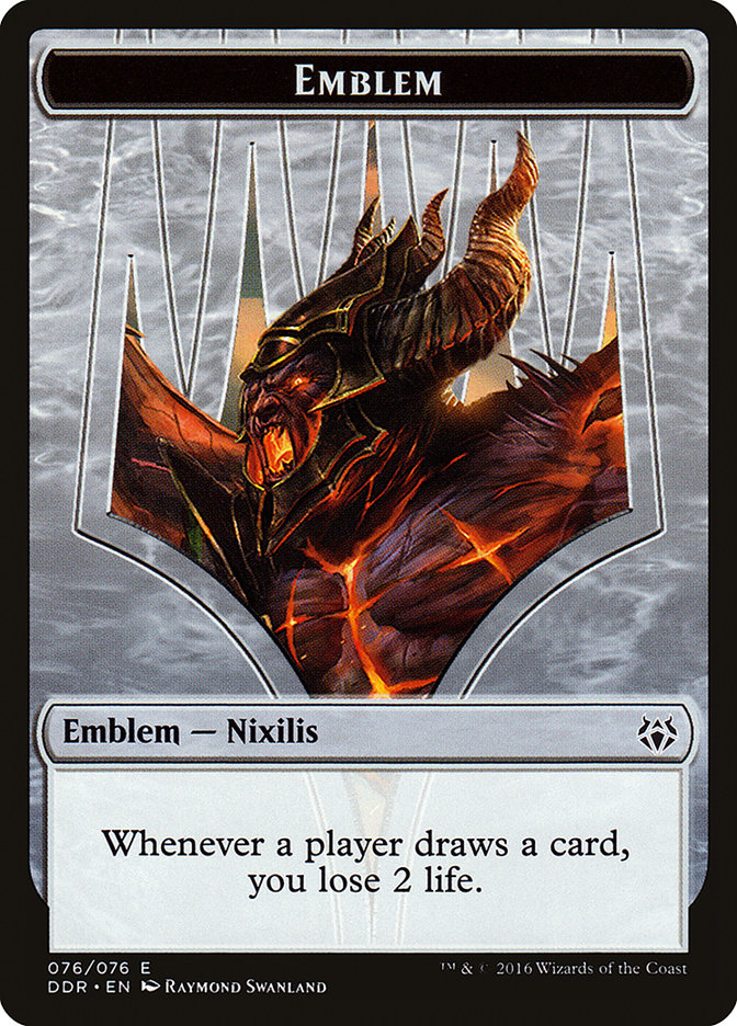 Ob Nixilis Reignited Emblem [Duel Decks: Nissa vs. Ob Nixilis] MTG Single Magic: The Gathering    | Red Claw Gaming