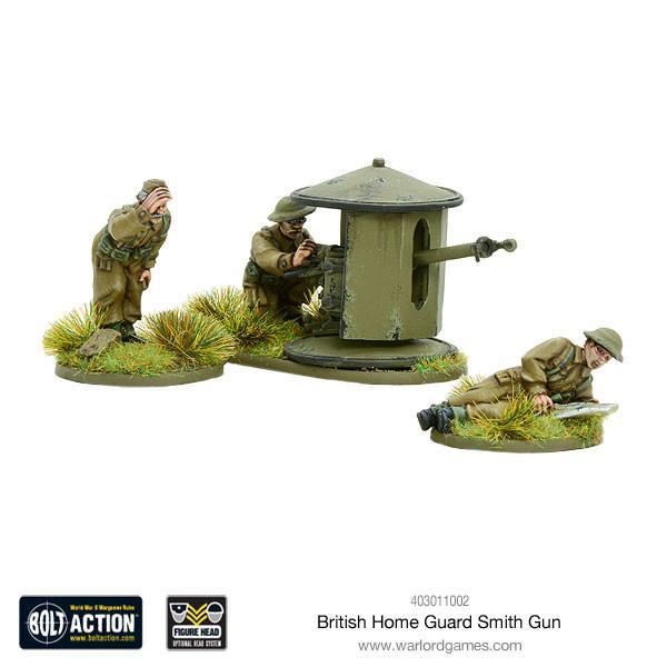 British Home Guard Smith Gun British Warlord Games    | Red Claw Gaming