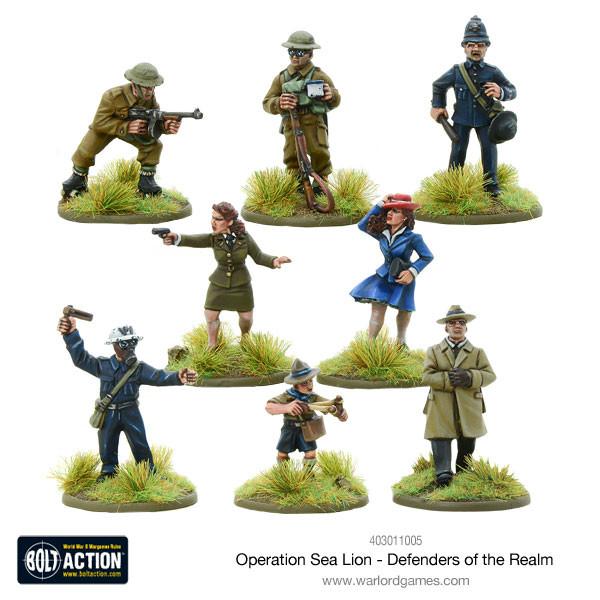 Operation Sea Lion - Defenders of the Realm British Warlord Games    | Red Claw Gaming