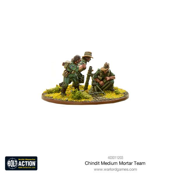 Chindit Medium Mortar team Chindits Warlord Games    | Red Claw Gaming