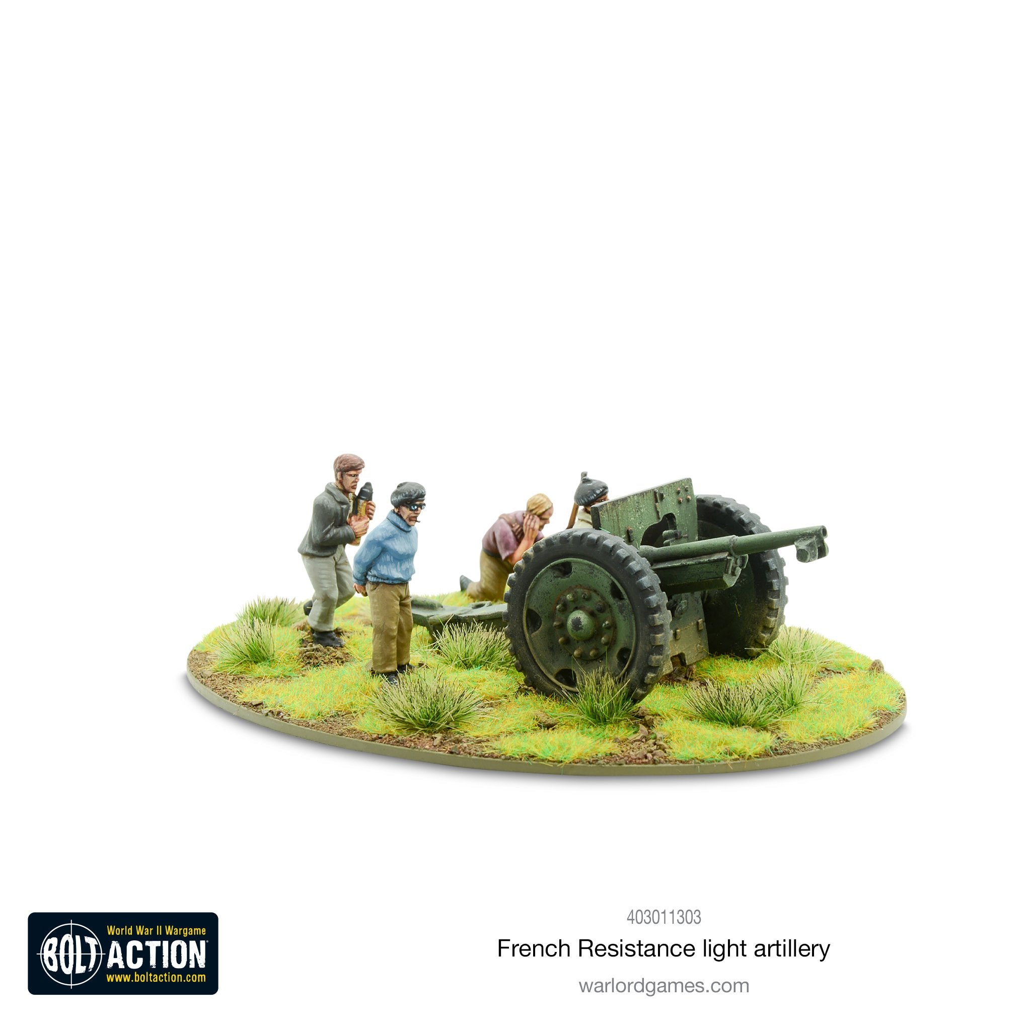 French Resistance Light Artillery French Warlord Games    | Red Claw Gaming