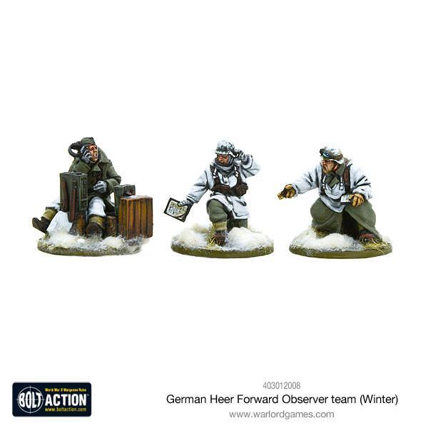 German Heer Forward Observer team (Winter) Germany Warlord Games    | Red Claw Gaming