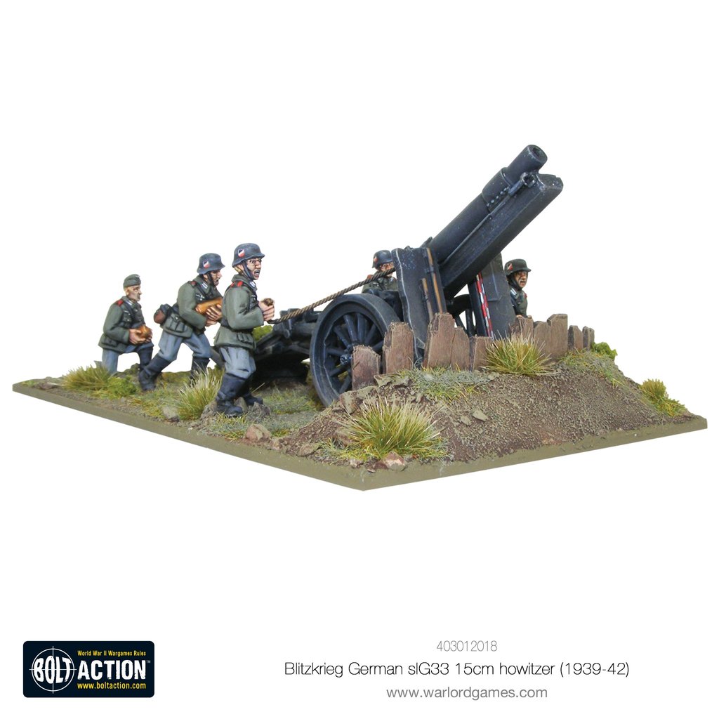 Blitzkrieg German sIG33 15cm Howitzer (1939-42) Germany Warlord Games    | Red Claw Gaming