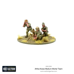 Afrika Korps Medium Mortar Team Germany Afrika Korps Warlord Games    | Red Claw Gaming